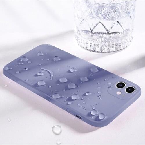 Suitable for Apple iPhone 11case straight-edge liquid silicone mobile phone case iPhone11 new Pro max protective cover iphone 11