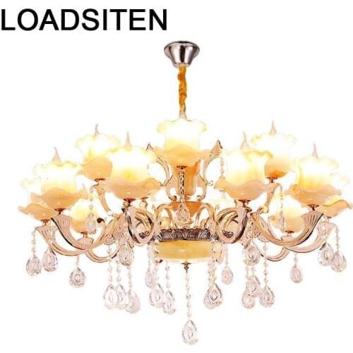 Hanglamp Pendant Decoracao Para Casa Crystal Hanglampen Voor Eetkamer Luminaria Lampara De Techo Colgante Moderna Hanging Lamp