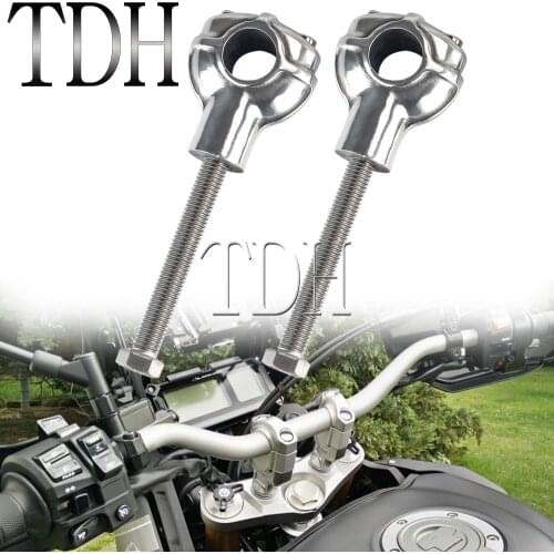 Motorcycle Handlebar Handle Bar Riser 1'' 25mm Bar Clamp Mount Lifter For Harley Triumph Cafe Racer Yamaha BMW Chopper Bobber