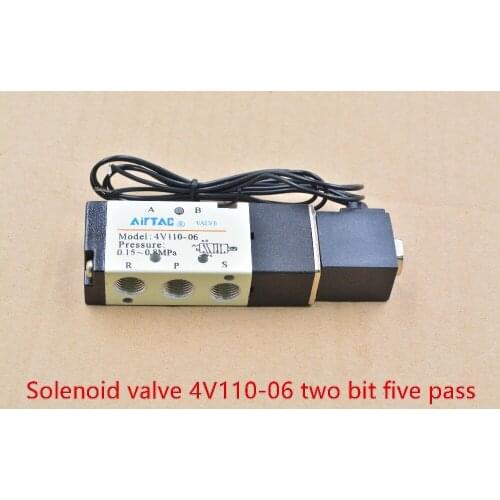 Solenoid valve 4V110-06 two bit five pass