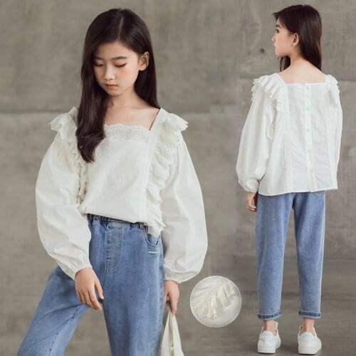Still Cool White Blouses For Girls