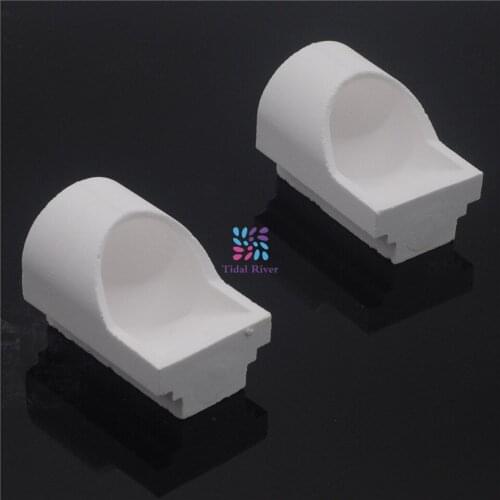 Dental Lab Casting Quartz Crucible Hooded Type 2Pcs