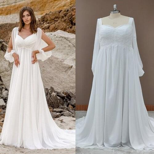 Wedding Dresses Custom Made Sexy See Through Long Sleeve Illusion Back Bridal Gowns Floor Length