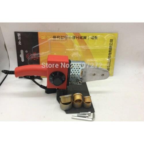 Temperature controled PPR Welding Machine, plastic pipe welding machine with a ppr cutter AC 220V 600W 20-32mm