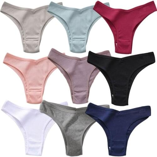 Large Size 35-75KG Cotton Panties Female Underpants Sexy Panties for Women Briefs Underwear Plus Size Pantys Lingerie 3PCS/Set