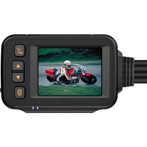 2inch Full HD 1080P Motorcycle DVR Dash Cam Front Rear View Motorbike Camera Video Recorder Night Vision Dashcam