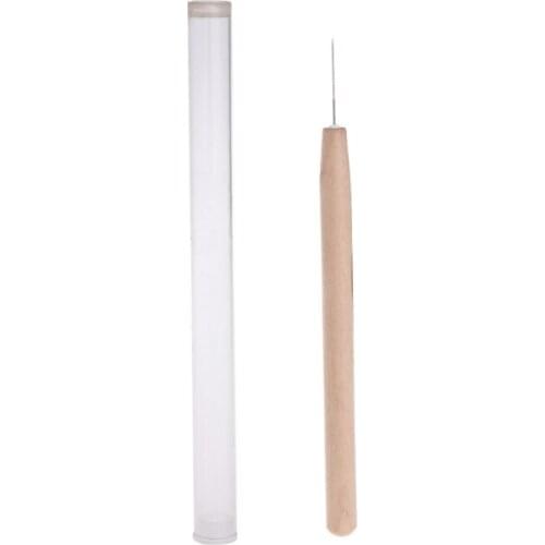 Jewelry Beads Enlarger Tool Wood Handle Holes Handmade Making DIY Reamer Tackle