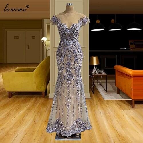 Plus Size Lavender Prom Dresses For Women 2021 Beading Flowers Evening Dresses Long Celebrity Dresses Party Vestidos Formales