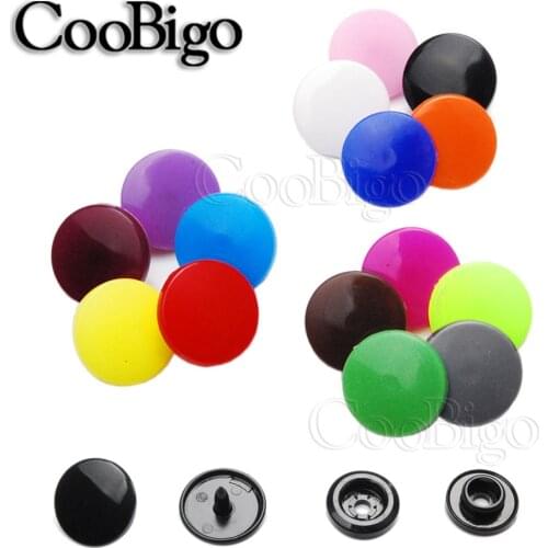 10Sets T5(12mm) Plastic Snaps Button Fasteners Bag Folder Dark Buckle Button Garment Accessories For Baby Clothes
