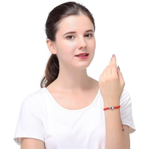 6/9 Pcs Evil Eye String Bracelets Hamsa Hand Hand-Woven Adjustable Red/Black Rope Cord Thread Braided Bracelet Fatima Hand Charm