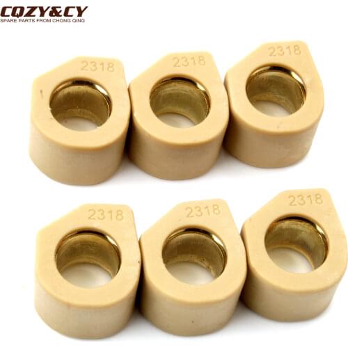 6PC Racing Quality Roller Weights 23x18mm 20 grams for Kymco B&W Ego Grand Dink Maxxer People LC 250 Grand Dink 300i Maxxer 300