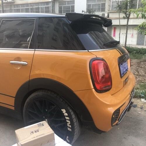 MONTFORD Accessories ABS Plastic Unpainted Color Rear Trunk Boot Wing Rear Lip Spoiler 1Pcs For BMW MINI Spoiler Car Styling