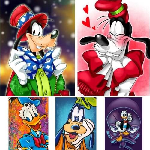 Disney Donald Duck Diamond Painting 5D DIY Brand New Square/Round Inlaid Rhinestone Mosaic Embroidery Home Decoration