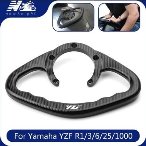 For Yamaha YZF R1 R3 R6 R25 1000 Motorcycle CNC Aluminum Passenger Handgrips Hand Grip Tank Grab Bar Handles Armrest Accessories