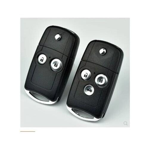Car Remote Key Case Replacement Key Shell for Honda CRV Civic JAZZ FIT Accord for Acura Car Remote Key Cover with Key Blade