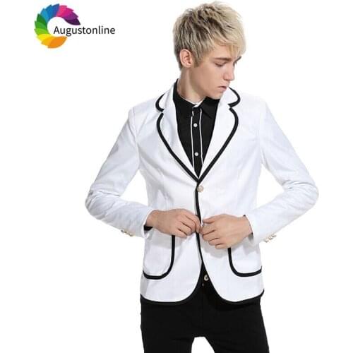 Custom Made White Men Suit Prom Wear Men Wedding Suit Male Blazers Slim Fit Men Costume Casual Party 2Piece Jacket+Pants