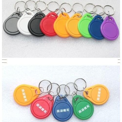 1000pcs/lot rfid Tag 13.56MHZ ISO14443A RFID 1k Keyfobs Key tag DHL free shipping