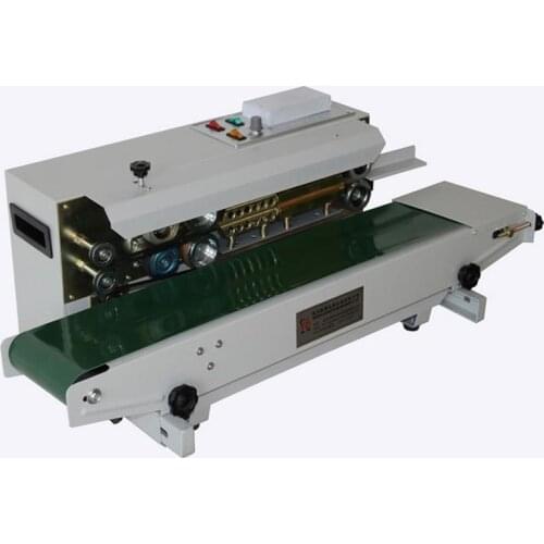 CE FR900 Automatic Horizontal Continuous Plastic Bag Band Sealing Sealer Machine