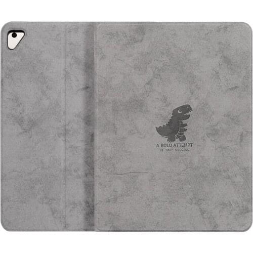 For Ipad Pro 12 9 11 10.5 Air 3 Case 2020 Silicone Soft Shell with Pen Slot Anti-drop Simple Small Dinosaur Protective Cover