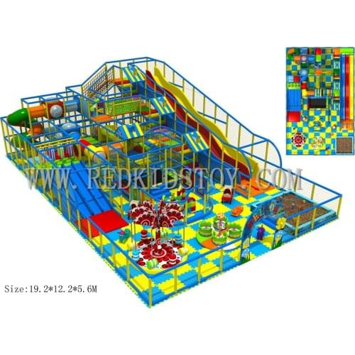 Exported to Russia Shopping Mall Commercial Indoor Playground CE Certificated Large Playground Indoor 151214-A