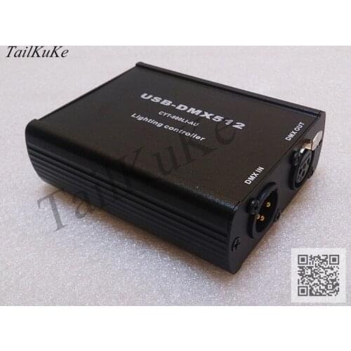 USB-DMX512 Light Controller ArtNet-DMX Network Lamp Console WYS Transverter 3D Analog Control