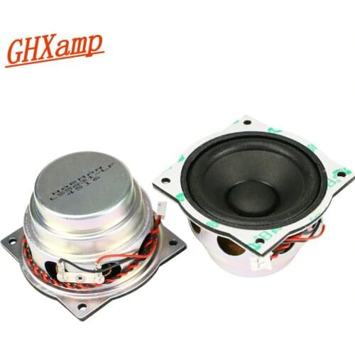 GHXAMP 2.25 inch 57MM Neodymium Full Range Speaker 8 Ohm 8W TV Echo Wall Audio Unit 2PCS