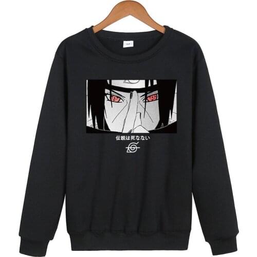 Akatsuki Cloud Anime print Hoodies Sweatshirt Japanese Streetwear Pullover Fashion Harajuku Men Women Oversized Tops