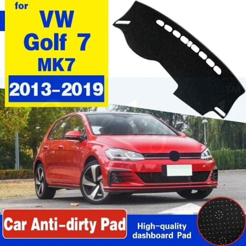 Dash Mat Dashmat Dashboard Cover Sun Shade Dash Board Cover Carpet For Volkswagen VW Golf 7 MK7 2013-2019 2014 2015 2016 2017