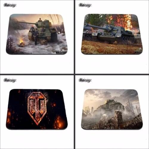 Mairuige Wholesale Luxury Print World of Tanks Logo Game Gaming Durable PC Anti-slip Mouse Mat for Optical/Trackball Mouse