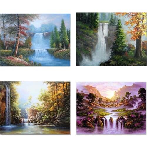 Dpsupr 3D DIY Diamond Embroidery Forest landscape Full 5D Drill Diamond Painting Resin Diamond Mosaic Art Home Decoration Gift
