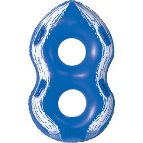 Inflatable Two People Lover Couples Swimming Ring Water Park Thicken Floating Mat Circle Floating Bed Water Toys