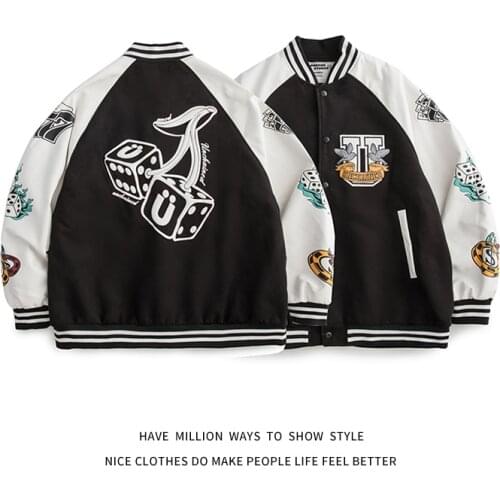 New Arrival Autumn And Spring Letterman Print Patchwork Mens Baseball Bomber Coat Unisex Womens Varsity Streetwear Jacket Chic