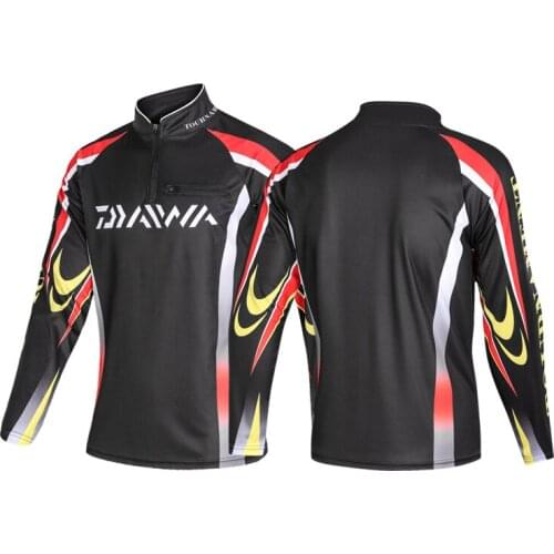 DAIWA DAWA 2022 Fishing Clothes Summer Coat Anti-UV Quick-Drying Breathable Fishing Shirts Long Sleeve Cold Sensation Sunscreen