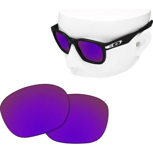 OOWLIT Polarized Replacement Lenses of Purple Mirror for-Oakley Garage Rock OO9175 Sunglasses