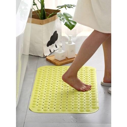 Bathroom Anti-Slip Mat Bath Toilet Shower Mat Hotel Toilet Bathroom Floor Mat Bathtub Floor Mat Waterproof Mat Thickened PVC