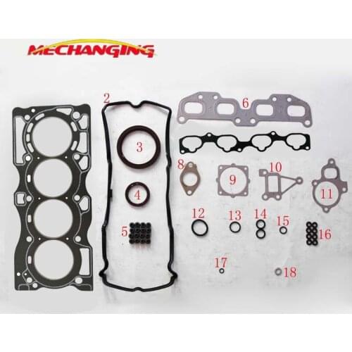 QR20DE FOR NISSAN X-TRAIL T30 4WD Engine Rebuilding Kits Engine seal Gasket Engine Gasket 10101-8H726 10101-6N286 50240300