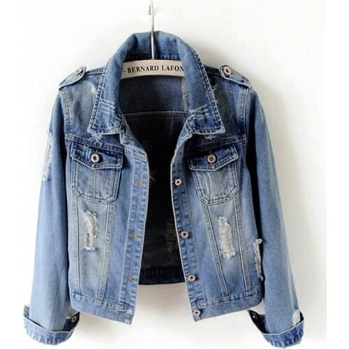 Женские джинсовые куртки Sanishroly China At AliExpress