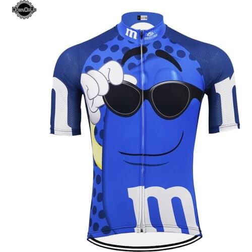 Blue Cycling jersey ropa ciclismo mtb jersey short sleeve outdoor sports bicycle clothes maillot ciclismo riding racing maillot