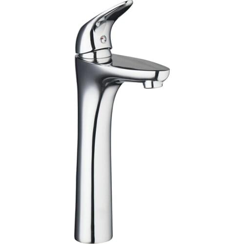 Modern Luxury Well Sold Deck Mounted Single Handle Bathroom Chrome Finish Bathroom Basin Sink Faucet