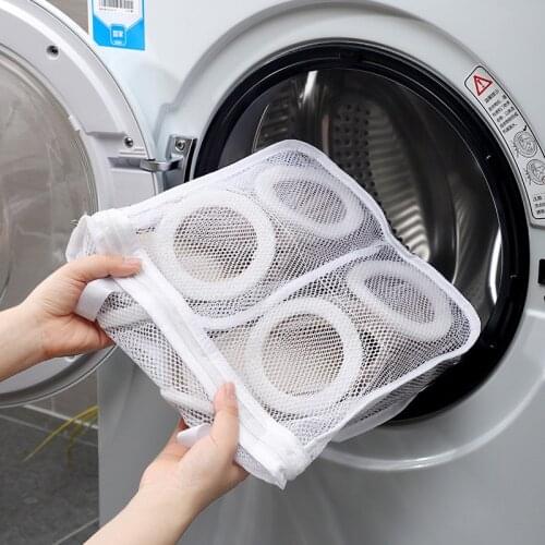New Shoe Washing Storage Bag Washing Machine Special Care Washing Zipper Bag Household Anti-Deformation Dirty Clothes Organizer