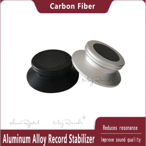 Carbon Fiber Aluminium Alloy Material LP Vinyl Turntables Metal Disc Stabilizer Record Weight