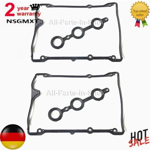 AP01 2 pcs ENGINE ROCKER COVER/CYLINDER HEAD GASKET SEAL 078198025 For Audi A4/S4 RS4 A6 A8 VW Passat Skoda Superb 078103484A