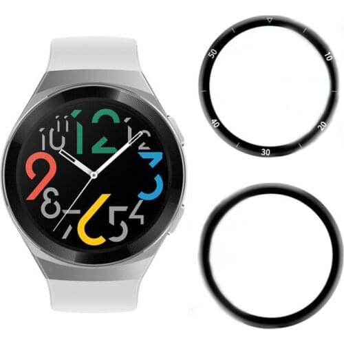 3D Curved Edge Soft Fibre Glass Protective Film Cover For Huawei Watch GT 2e/GT2 E Smartwatch Full Screen Protector GT2E Case