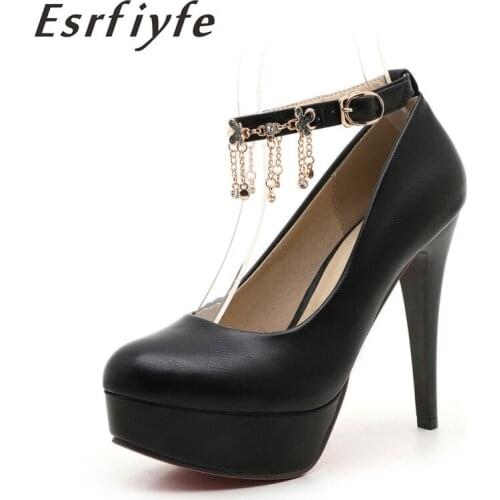 ESRFIYFE Brand Shoes Woman High Heels Pumps Nude High Heels 10CM Women Shoes Party Wedding Shoes Pumps String Bead Shoes Heels