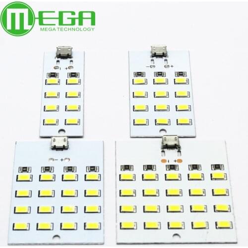 8/12/16/20 LED lamp beads LED light panel USB mobile light emergency light