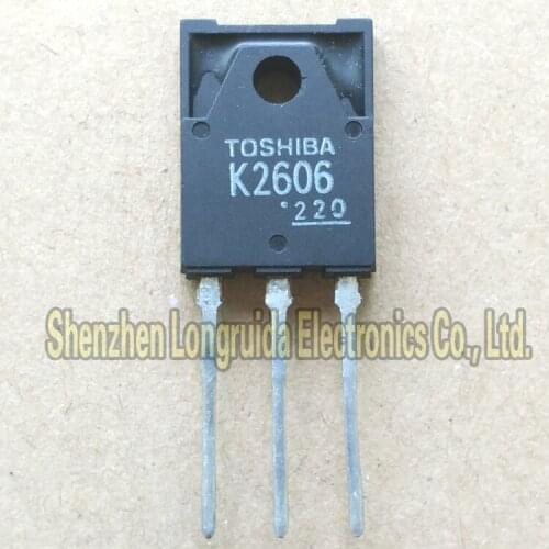 5PCS K2606 2SK2606 TO-3PF MOSFET TRANSISTOR 8A 800V