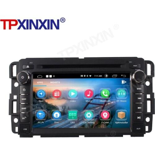 Android 10.0 4GB+128GB Player For GMC Yukon Tahoe 2007 2008-2012 Screen Car DSP With IPS GPS Radio Audio Stereo Head Unit
