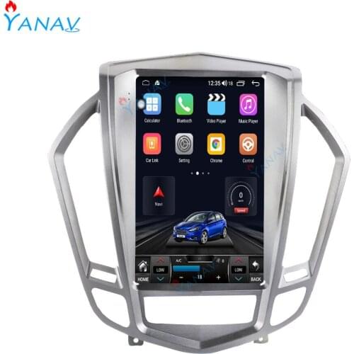 Vertical Screen Car Radio Multimedia Stereo Player For Cadillac SRX 2010-2012 Car Video Android AUTO 2 Din GPS Headunit Carplay