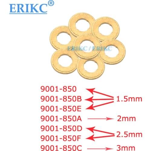 ERIKC 9001-850 9001-850B 9001-850E Injector Copper Rings Washer Shims Gasket 9001-850A Heat Shield 9001-850D 9001-850F 9001-850C