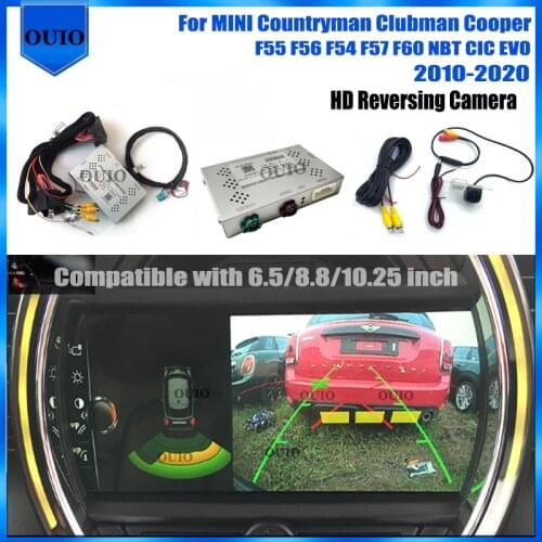 Rear Camera Interface For MINI Countryman Clubman Cooper F55 F56 F54 F57 F60 NBT CIC Original Screen Upgrade Reversing Camera